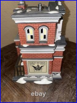 Dept 56 Harley Davidson City Dealership 59202 Christmas In The City 2002
