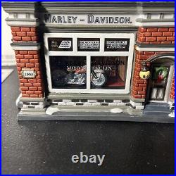 Dept. 56 Harley Davidson City Dealership Christmas In The City New