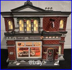 Dept 56 Harley-Davidson Dealership 2002 Christmas in the City ARTIST SIGNED