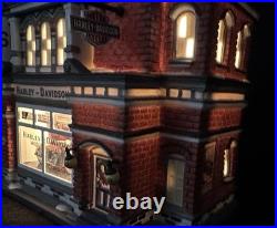 Dept 56 Harley-Davidson Dealership 2002 Christmas in the City ARTIST SIGNED