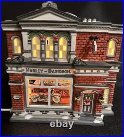 Dept 56 Harley-Davidson Dealership 2002 Christmas in the City ARTIST SIGNED