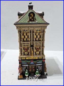 Dept 56 Havana's Cigar Shop Christmas In The City Series #805534