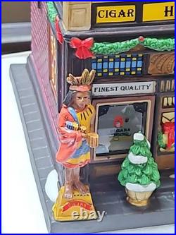 Dept 56 Havana's Cigar Shop Christmas In The City Series Village Withbox & Light