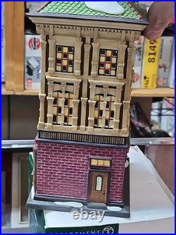 Dept 56 Havana's Cigar Shop Christmas In The City Series Village Withbox & Light