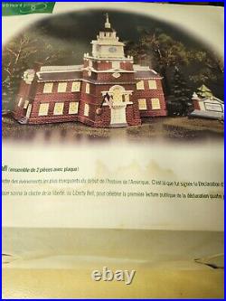 Dept 56 Historical Landmark Series Independence Hall #55500 NEW