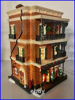 Dept 56 JAMBALAYA CAFE Christmas in the City 56.59265 DAMAGE Lighted Building