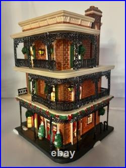 Dept 56 JAMBALAYA CAFE Christmas in the City 56.59265 DAMAGE Lighted Building