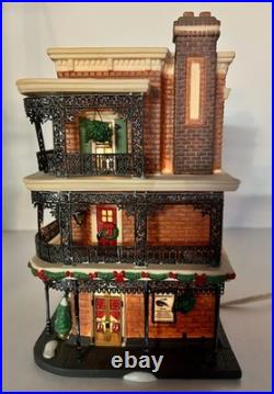 Dept 56 JAMBALAYA CAFE Christmas in the City 56.59265 DAMAGE Lighted Building