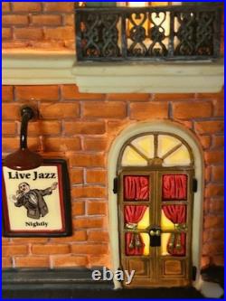 Dept 56 JAMBALAYA CAFE Christmas in the City 56.59265 DAMAGE Lighted Building