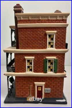 Dept 56 JAMBALAYA CAFE Christmas in the City 56.59265 DAMAGE Lighted Building