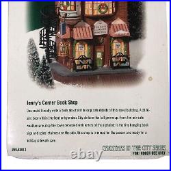 Dept 56 Jenny's Corner Book Shop Christmas In The City Series Retired 2000