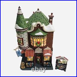 Dept 56 Jenny's Corner Book Shop Christmas In The City Series Retired 2000