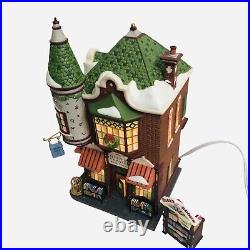 Dept 56 Jenny's Corner Book Shop Christmas In The City Series Retired 2000