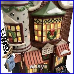 Dept 56 Jenny's Corner Book Shop Christmas In The City Series Retired 2000