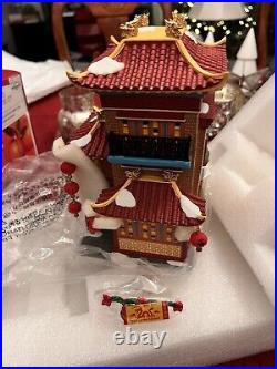 Dept 56 LUNAR DRAGON TEA HOUSE Christmas In The City Village 6014549 BRAND NEW