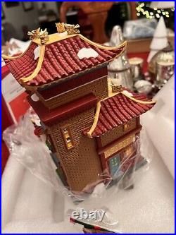 Dept 56 LUNAR DRAGON TEA HOUSE Christmas In The City Village 6014549 BRAND NEW