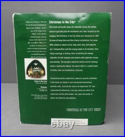 Dept 56 Light-up Tavern In The Park In The City Series Christmas Village