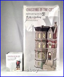 Dept 56 Lot of 2 CIC 64 CITY WEST PARKWAY + KEEPING SIDEWALKS CLEAR Department56
