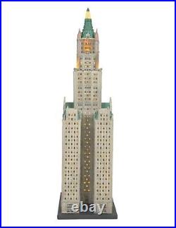 Dept 56 Lot of 2 THE WOOLWORTH BUILDING + BREAKING NEWS Christmas In The City