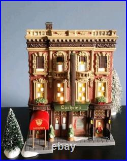 Dept 56 Luchow's German Restaurant #6007586 Chirstmas In The City