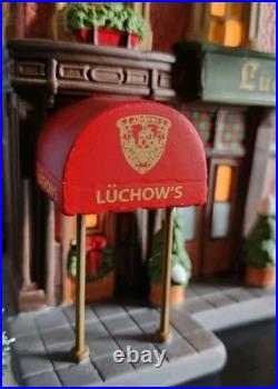 Dept 56 Luchow's German Restaurant #6007586 Chirstmas In The City