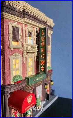 Dept 56 Luchow's German Restaurant #6007586 Chirstmas In The City