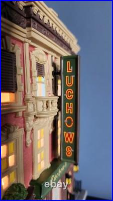 Dept 56 Luchow's German Restaurant #6007586 Chirstmas In The City