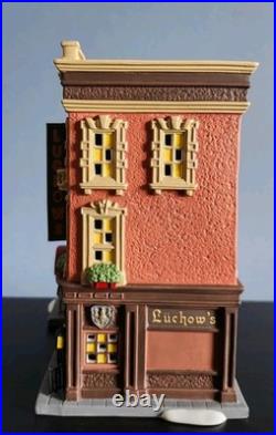 Dept 56 Luchow's German Restaurant #6007586 Chirstmas In The City