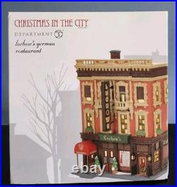 Dept 56 Luchow's German Restaurant #6007586 Chirstmas In The City