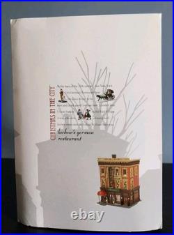 Dept 56 Luchow's German Restaurant #6007586 Chirstmas In The City