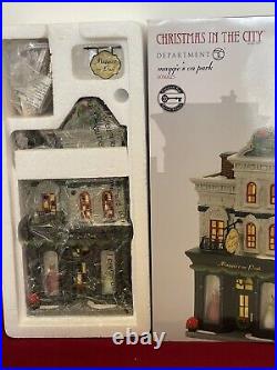 Dept 56 Maggie On ParkChristmas In The City Brand New In Box