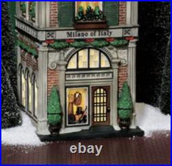 Dept 56 Milano Of Italy #59238 Christmas In The City Series Village NO BOX