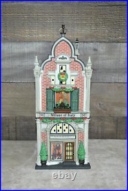 Dept 56 Milano Of Italy Christmas in the City Lighted Christmas Village House