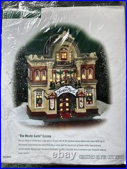 Dept 56 Monte Carlo Casino Figurine Christmas in the City New in Box NIB