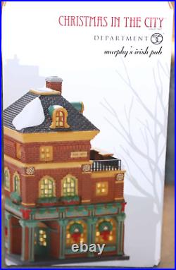 Dept 56 Murphy's Irish Pub 4025241 Christmas In The City CIC Village