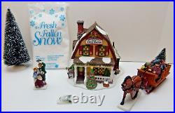 Dept 56 New England Village Sawyer Family Tree Farm #56671 Nice! Complete withBox