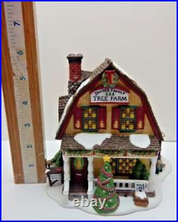 Dept 56 New England Village Sawyer Family Tree Farm #56671 Nice! Complete withBox