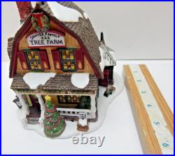 Dept 56 New England Village Sawyer Family Tree Farm #56671 Nice! Complete withBox