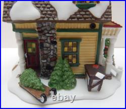 Dept 56 New England Village Sawyer Family Tree Farm #56671 Nice! Complete withBox