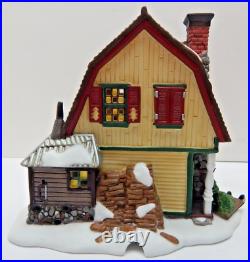 Dept 56 New England Village Sawyer Family Tree Farm #56671 Nice! Complete withBox