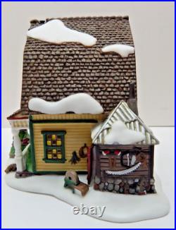 Dept 56 New England Village Sawyer Family Tree Farm #56671 Nice! Complete withBox