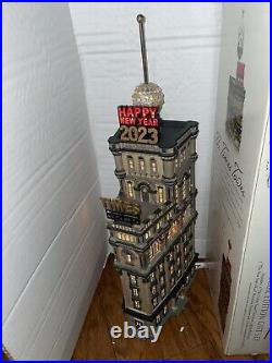 Dept 56 New Year The Times Tower 2000 New Year Works Complete No Missing Parts