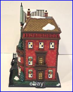 Dept 56 PARKSIDE HOLIDAY BROWNSTONE (2 pcs) Christmas in the City 56.58937 NIB