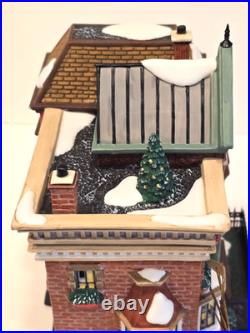 Dept 56 PARKSIDE HOLIDAY BROWNSTONE (2 pcs) Christmas in the City 56.58937 NIB