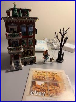 Dept 56 Parkside Holiday Brownstone 2002 Christmas in the City Retired