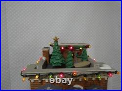 Dept 56 Parkside Holiday Brownstone #58937 Complete and Works