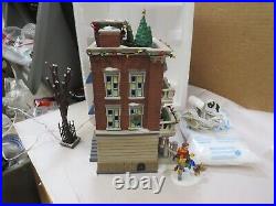 Dept 56 Parkside Holiday Brownstone Christmas In The City 58937 Complete Set