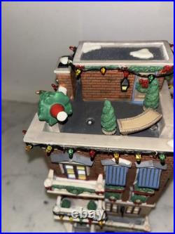 Dept 56 Parkside Holiday Brownstone Christmas in the City Village Lighted House
