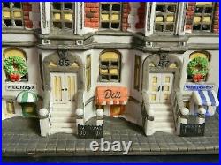 Dept 56 Porcelain Christmas In The City Series Sutton Place Brownstones #5961-7