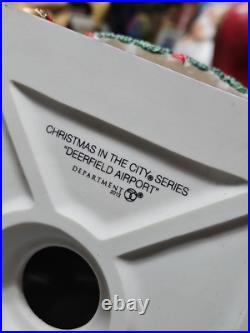 Dept 56 RARE Deerfield Airport Christmas in the City Series Department 56 2013 Dept 56 RARE Deerfield Airport Christmas in the City Series Department 56 2013